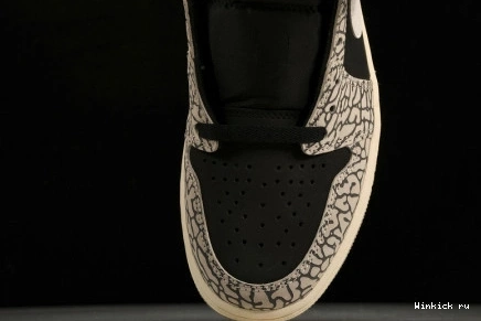 1 Low Black Jordan Retro OG Cement 1119